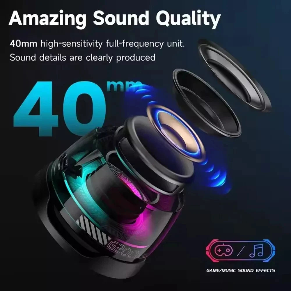 2025 Mini Bluetooth-högtalare – RGB-ljus och telefonhållare