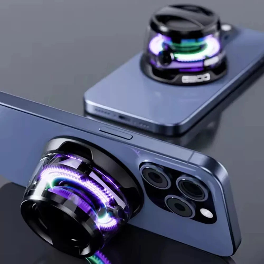 2025 Mini Bluetooth-högtalare – RGB-ljus och telefonhållare